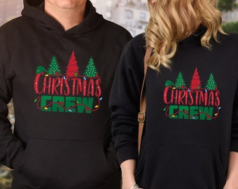 CHRISTMAS CREW Family Matching Hooded Sweatshirts, Christmas Crew Hoodies, Christmas Hoodie, Christmas Family Party Shirts, Christmas Gift