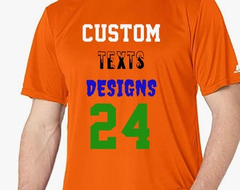 Camisas deportivas de rendimiento de diseño personalizado, camisas deportivas para hombres y mujeres, jóvenes, niños pequeños y bebés