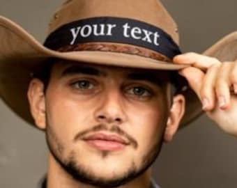 Custom Hatbands | Personalized Fedora and Cowboy Hat Bands