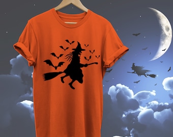 Camisas de bruja de Halloween, camiseta divertida de bruja de Halloween, camisa de bruja, regalo de Halloween