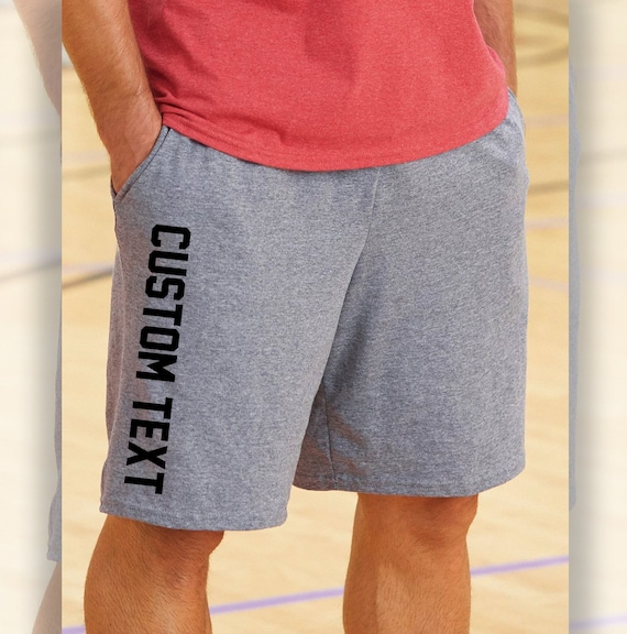 Custom Cotton JERSEY SHORTS With 