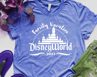 DisneyWorld Family Vacation 2022 Shirts, Disney Family Matching Vacation 2022, Disney World Shirts, Walt Disney Trip Shirts, Disney Shirts