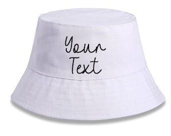Custom Bucket Hat for Women Men Summer Travel Beach Sun Hat Outdoor Cap Unisex Bucket Hats