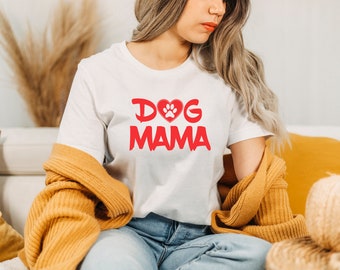 Mors dag-tröja, present till mamma, mors dag-tröja, mors dag-present, present till hundälskare, tröja för kvinnor, present till hundägare