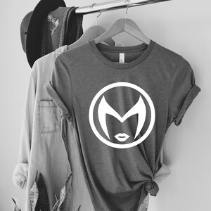 WandaVision Marvel TV-program T-shirt | WandaVision-ikoner | WandaVision T-shirt | Wanda & Vision I Agatha All Along T-shirt I Superhjälte-tröja Dark Heather