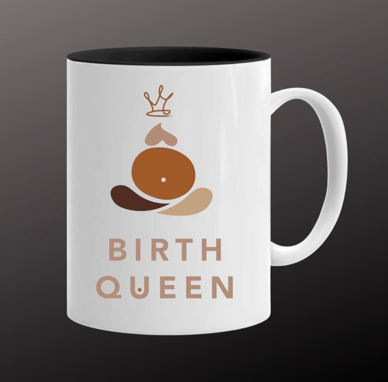 Birth Queen Fundraiser 11 oz Ceramic Two Tone MugNon-profit image 1