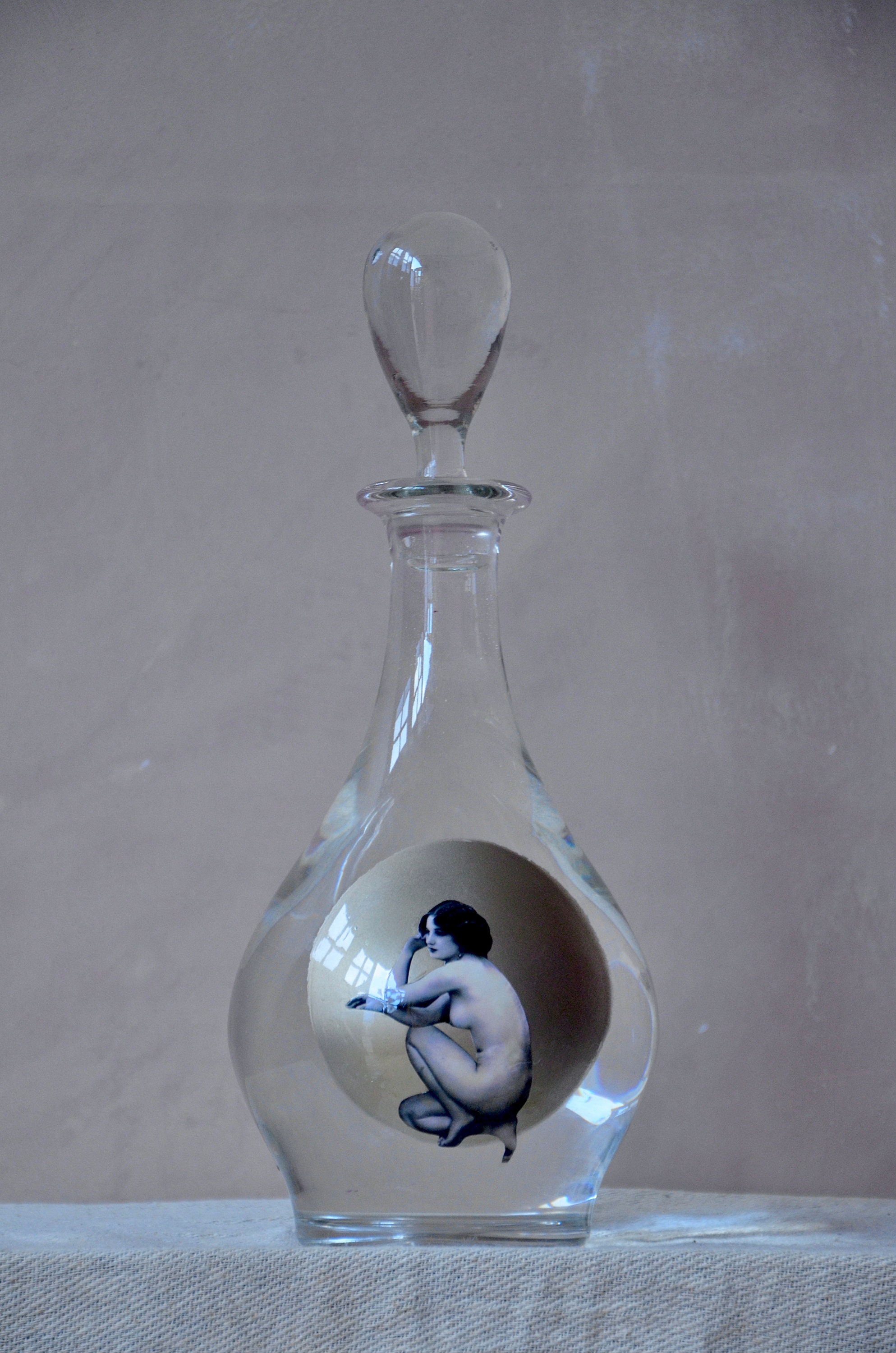 Unique upcycled liquor bottle Etsy