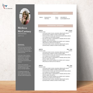 Beautiful Resume Template and Cover Letter Template for Microsoft Word | CV Template Word | Modern Resume | Professional CV