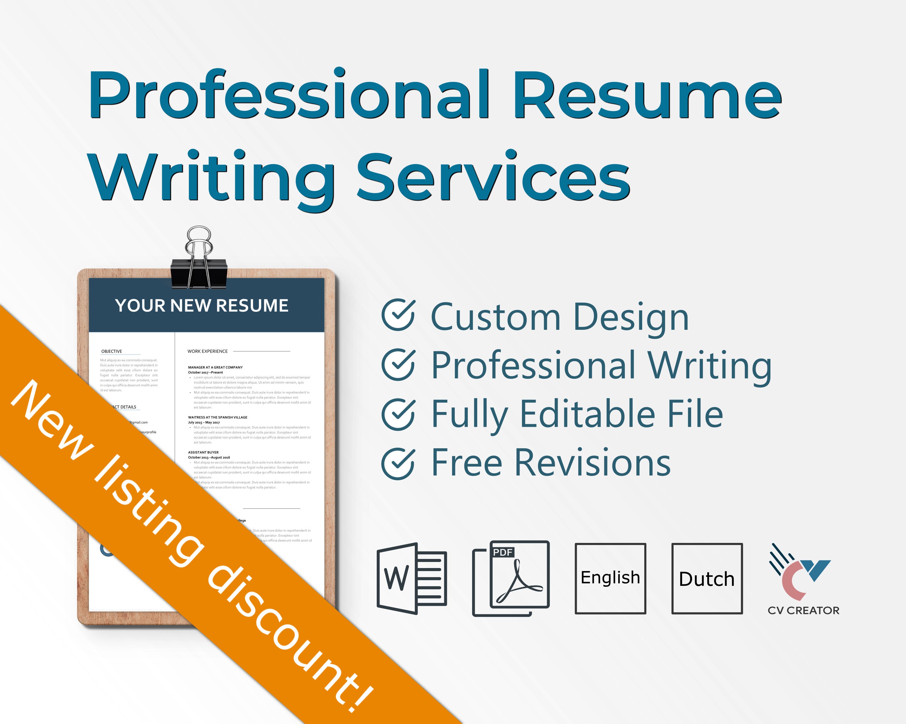 creative resume writing services