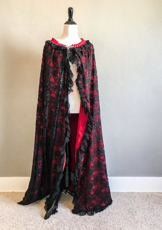 black lace cloak