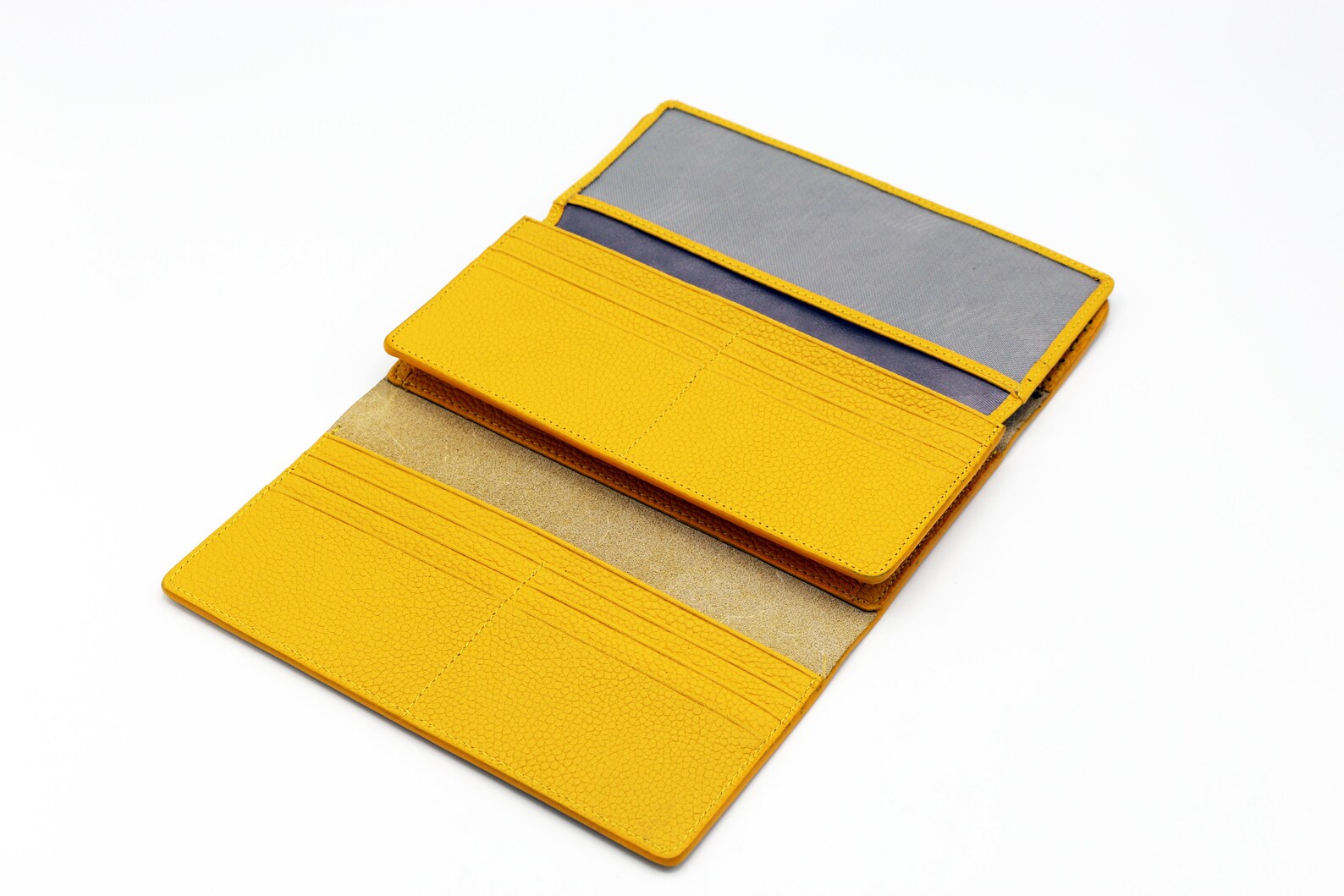 Personalized Mustard Yellow Leather Women Wallet Phone Etsy