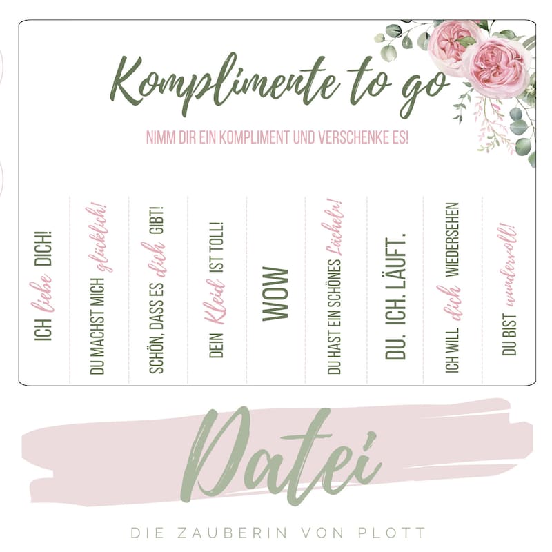 Komplimente To Go Hochzeit