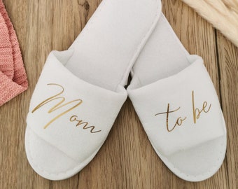 Personalisierte Slipper I JGA I Babyparty I Mom to be I Geschenk Babyparty I Junggesellenabschied I Schwangerschaft