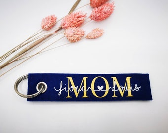 personalisierter Schlüsselanhänger, Geschenk Mama, Beste Mama, Weihnachten Mama, Mutter, MOM