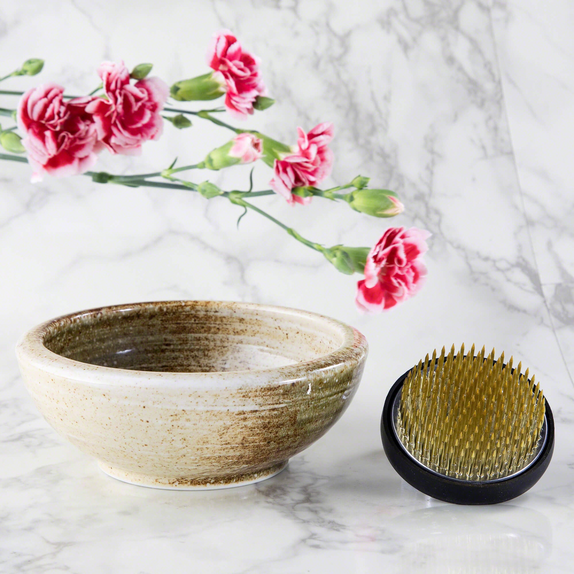 3 Colors Kenzan/flower Frog/flower Arrangement/japanese Ikebana/vintage  Flower Vase/flower Holder/flower Bowl/ceramics Vase/ikebana Vase 