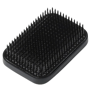 Wazakura Japanese 3.2 x 2.2&quot; (83x58mm) Rectangular Black Ikebana Kenzan , Made in Japan Floral Arranging Pin Frog Tool, Mothers Day Gift