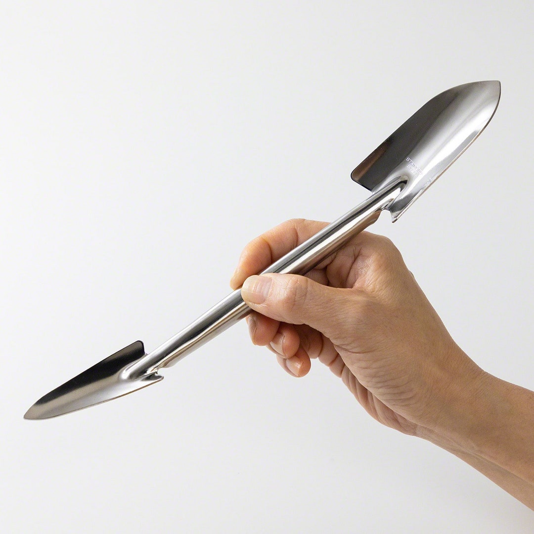 Wazakura Curved Bonsai Soil Scoop 10inch255mm MADE IN JAPAN, Japanese Garden Tools, Mini Hand