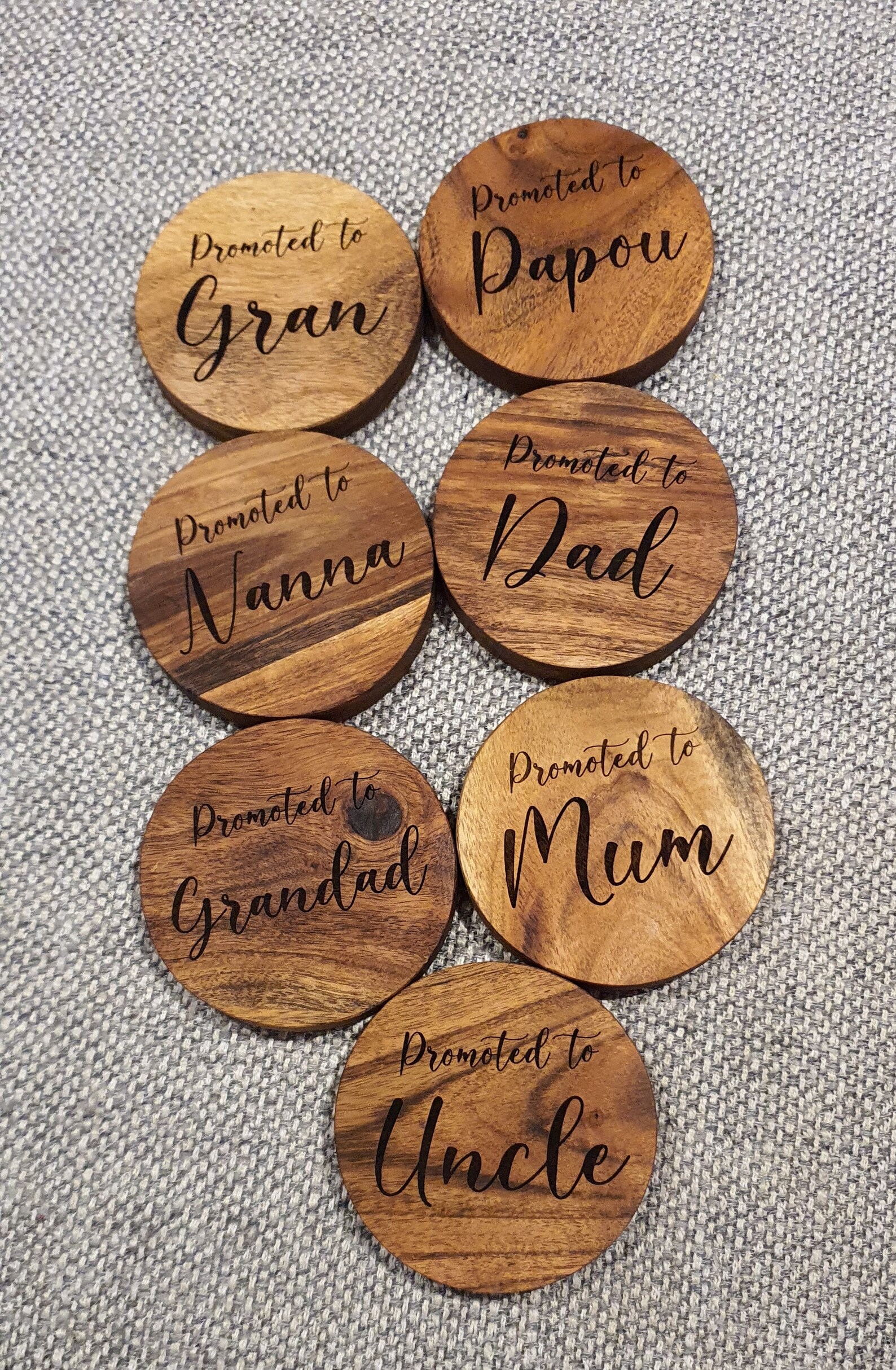 Custom Wood Coasters Etsy