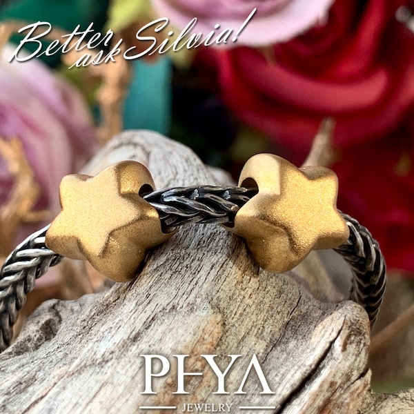 PHYA Giant Star Charm Silver S925/Gold plated