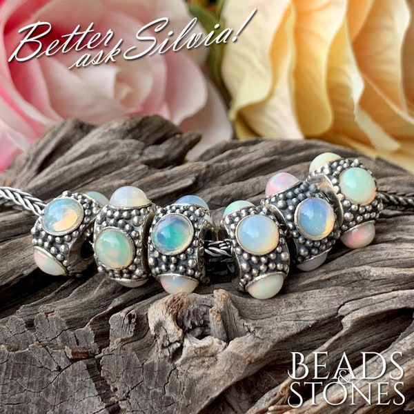 Beads&Stones Opal Farlight in Argento S925 e Opali etiopi naturali