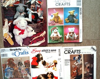 STUFFED ANIMAL CRAFTS sewing patterns