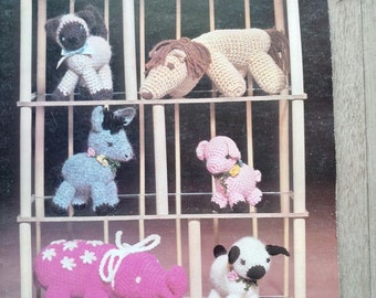 Leisure Arts Crocheted Critters leaflet 109 & 136