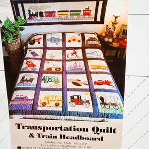 Transportation Quilt pattern
