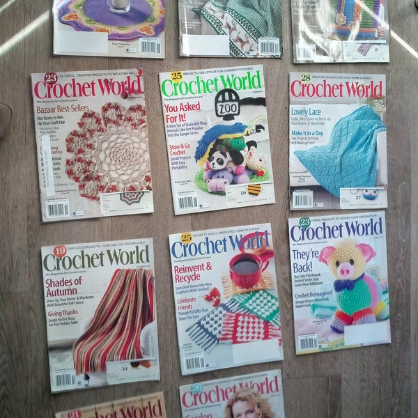 Crochet World Magazines 2013 to 2016