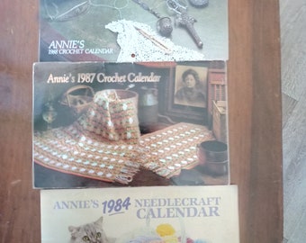 Annie's 1984, 87 and88 Crochet Calendar