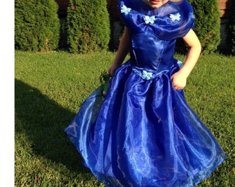 Cenerentola Baby Girls Fancy Dress Toddler Princess Birthday Party Costume Crown