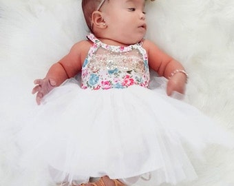 Rylee Baby Girl Tutu Dress Newborn Photography Props Outfit