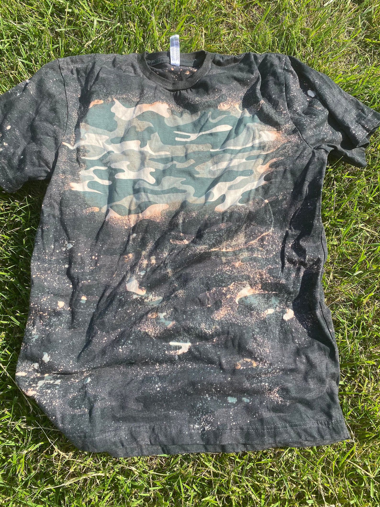 how to make camo tie dye shirts