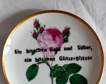 Plate "Glitzerglitzer"