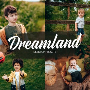 10 predefinições DREAMLAND Lightroom para desktop