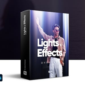 24 Ultra Realistic Cinematic Photoshop Overlay, Lights and Effects, Photo Editing, Photoshop Atmosphere Overlays, Lighting Overlays