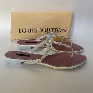 メンズ LOUIS VUITTON/ルイヴィトン ダミエ柄 トングサンダル サイズ6