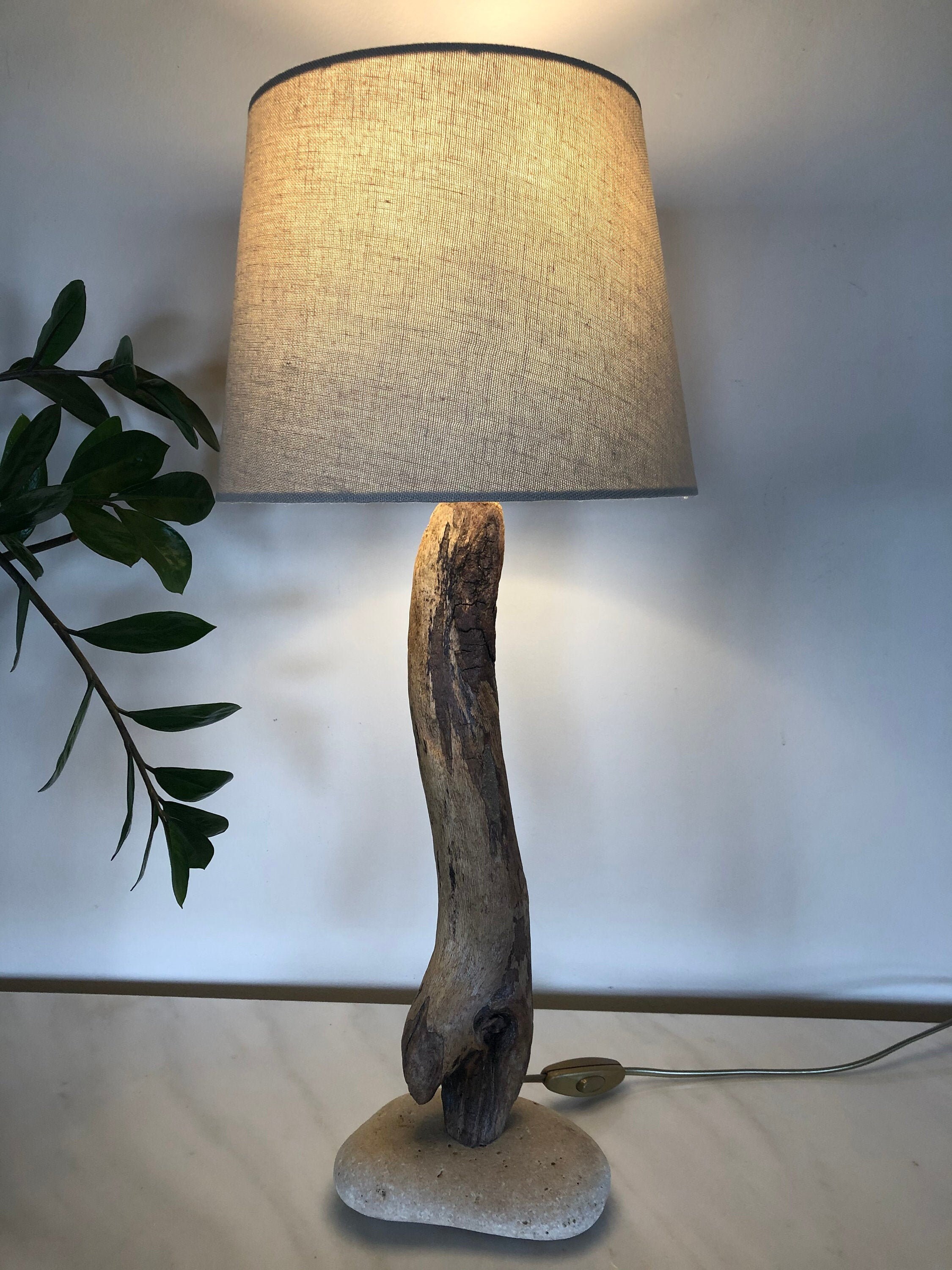 Driftwood sale lamp base