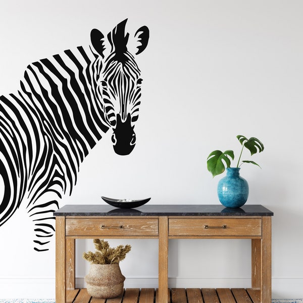 Zebra Decal Etsy
