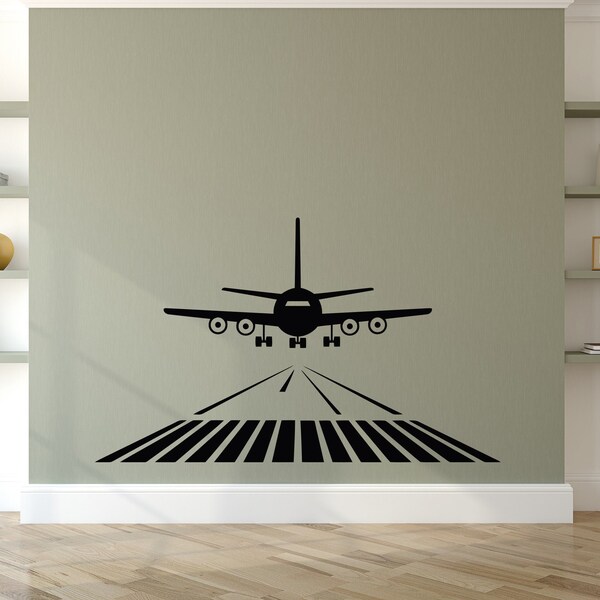Airplane Wall Decals Etsy