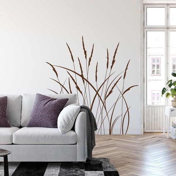 Grass Wall Decal Etsy