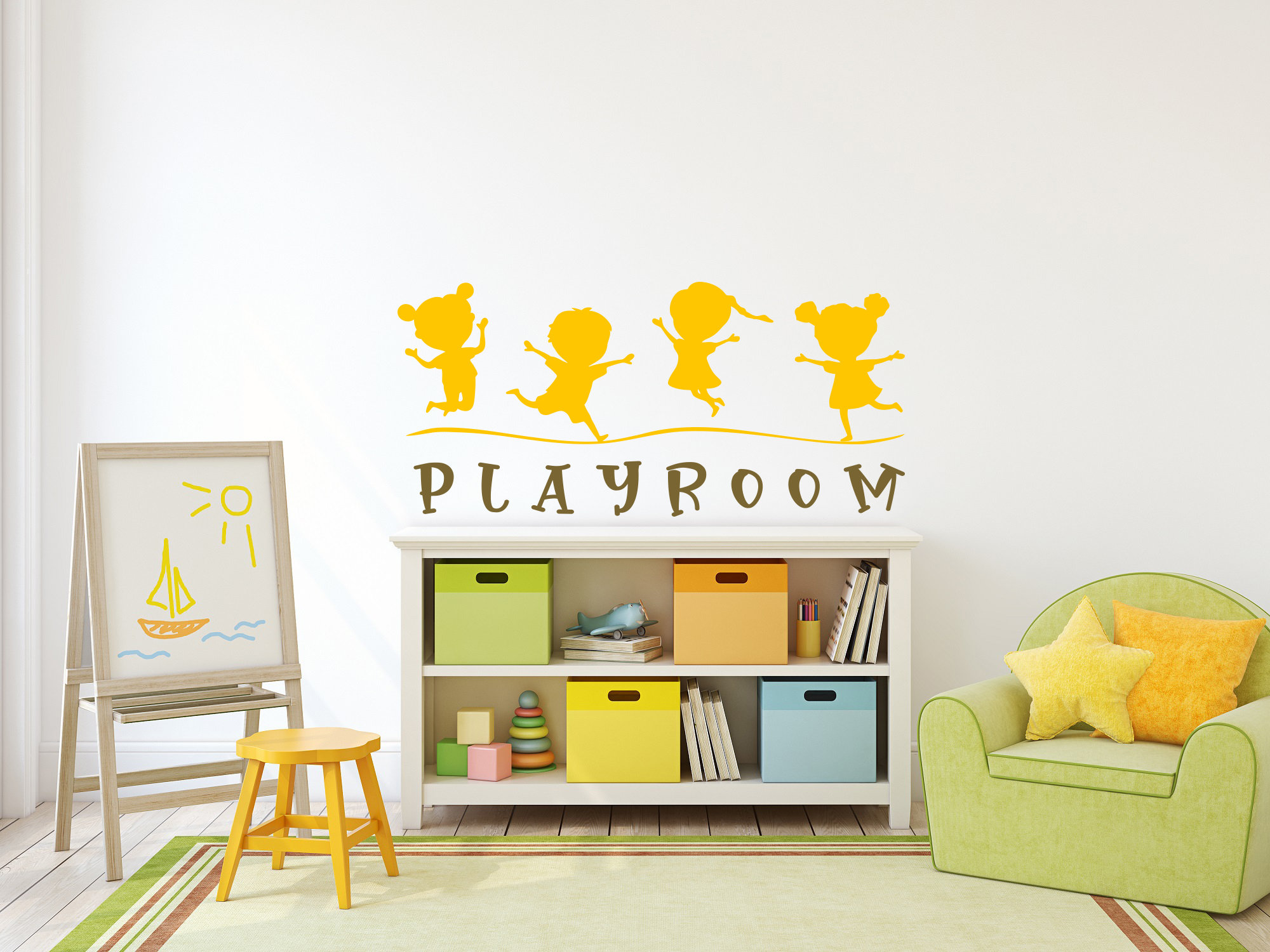 Playroom Wall Decal Playroom Wall Stickers Nursery Vinyl Etsy Ireland