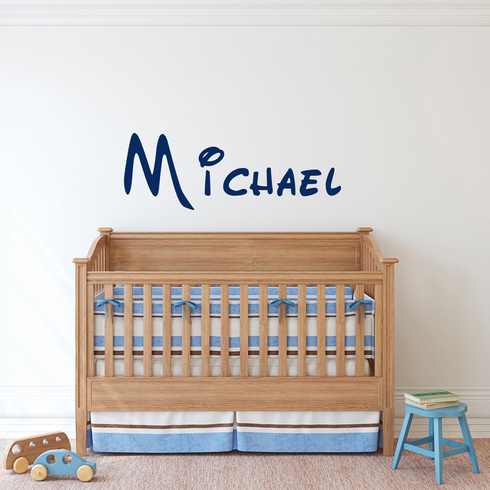 Personalized Baby Name Wall Decal Name Vinyl Decal Kids Etsy