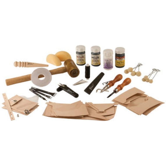 Deluxe Leather Crafting Set by Tandy Leather-55403-00 
