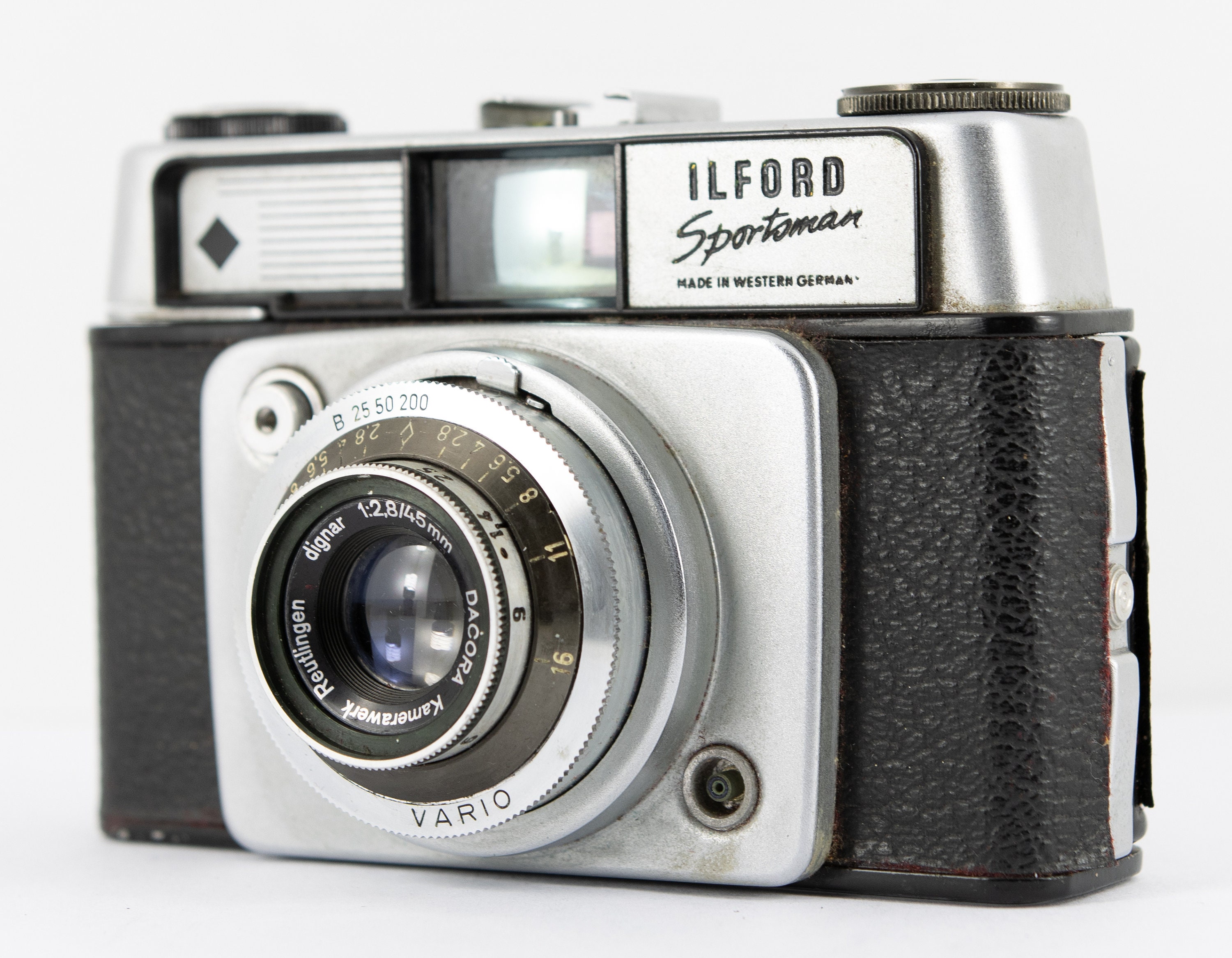 Dacora Ilford Sportsman Model 4 Complete With F2.8 45mm Lens, Made in