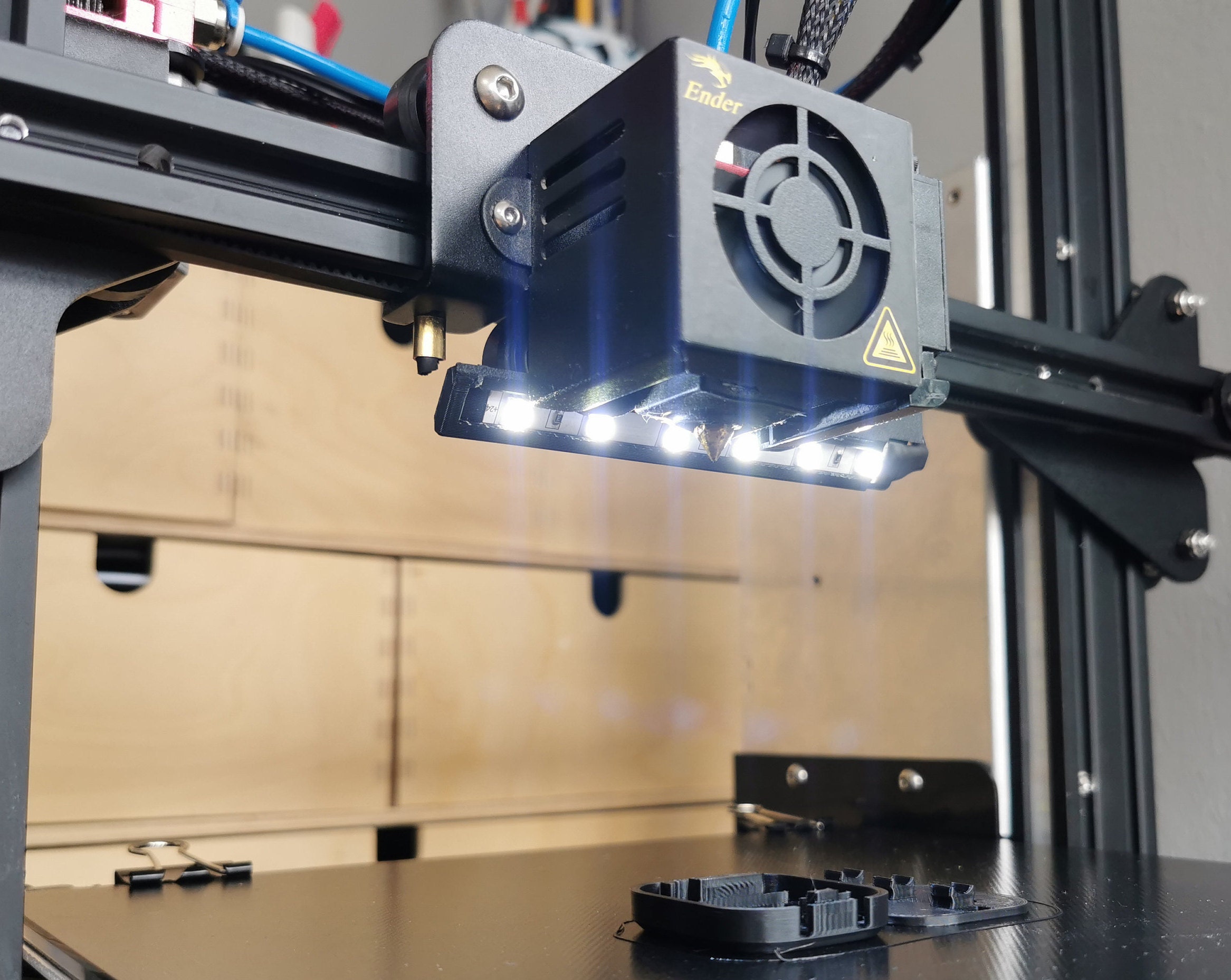 How to add LED light's to a 3D printer, Ender 3 