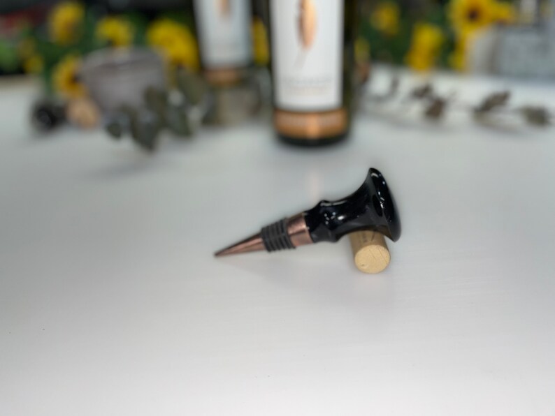 WilsonsWoodworkn Epoxy Resin Wine Bottle Stopper - Thumbnail 3