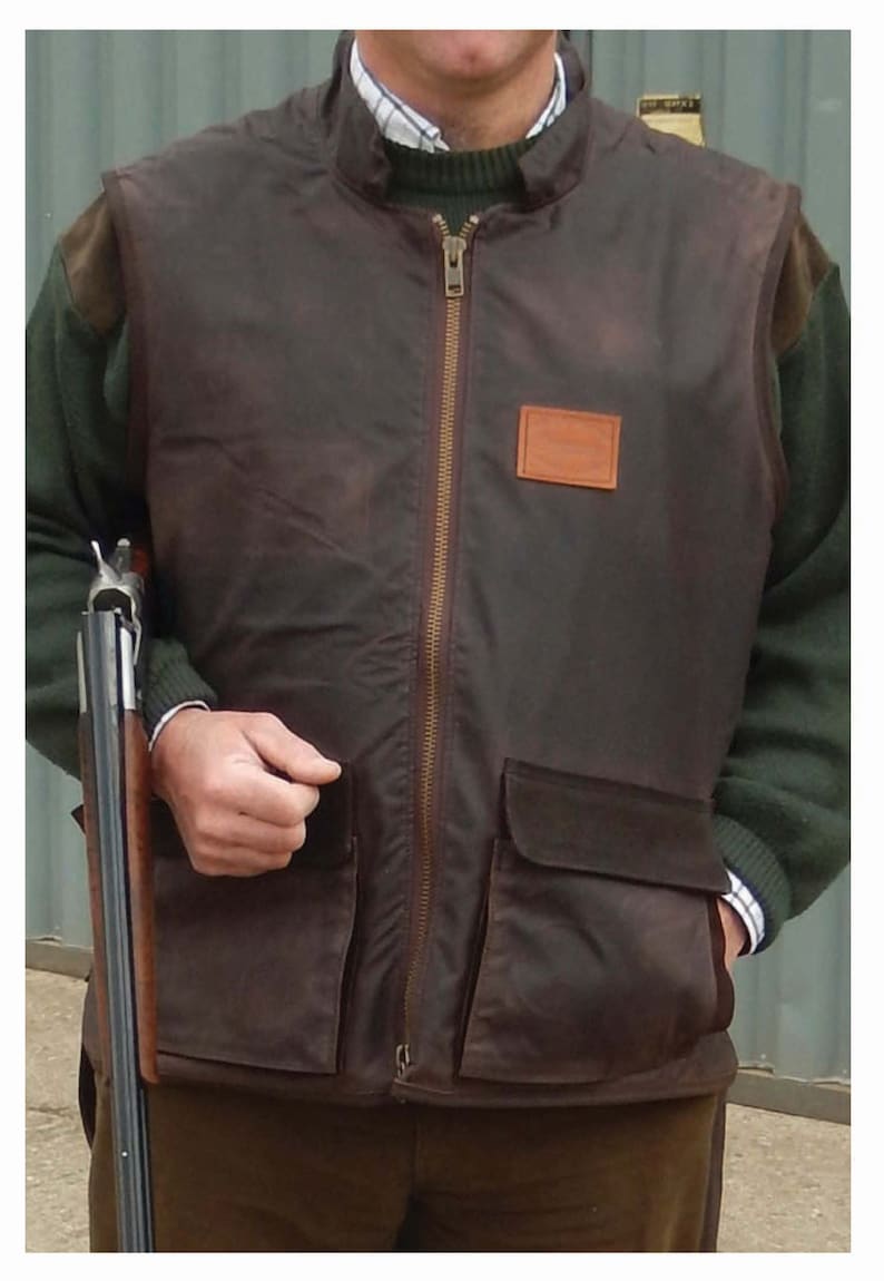 Mens Wax Jacket / Gilet Etsy Australia