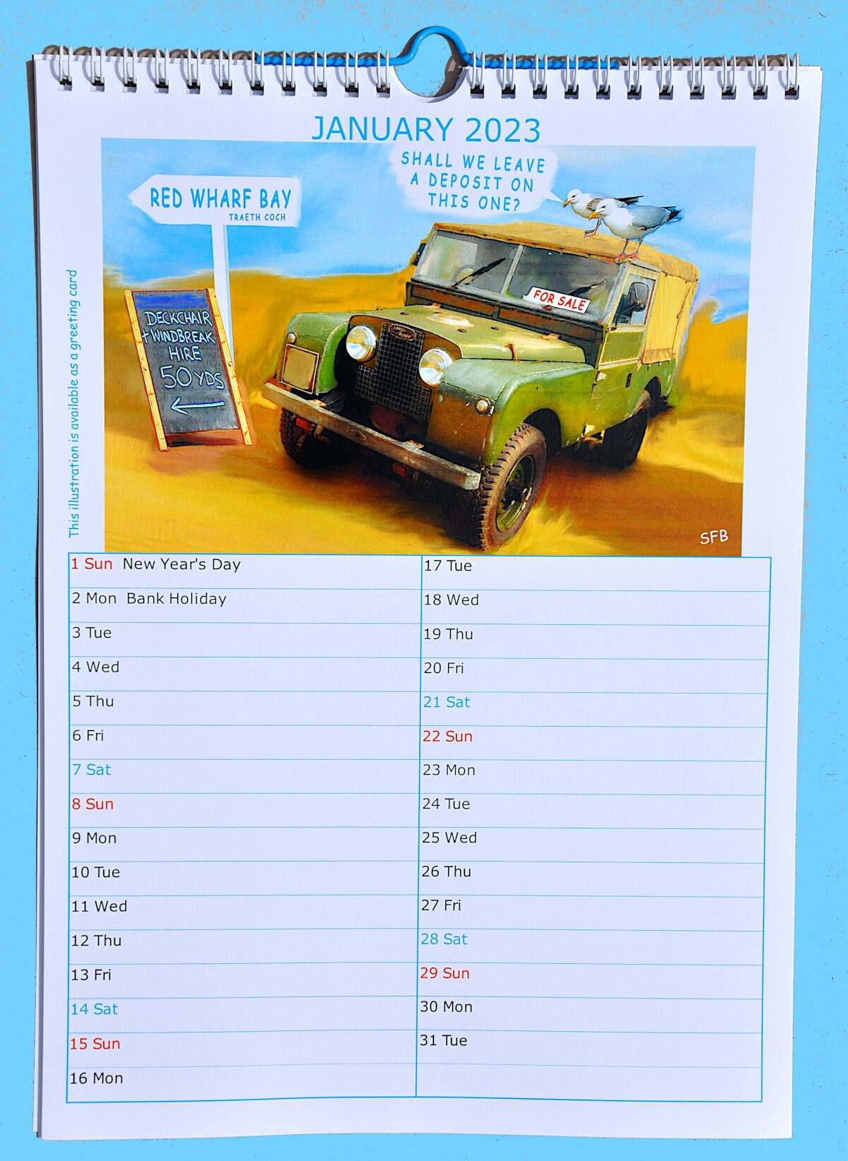 LAND ROVER CALENDAR 2023 Etsy UK