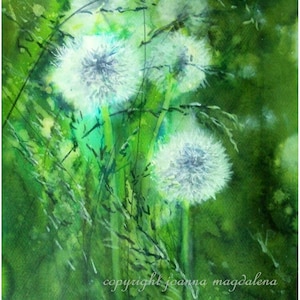 Vitae, 12" x 16", acquerello originale dell'artista Joanna Magdalena