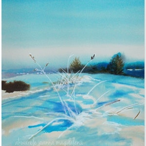 Adaptation - original watercolor 23 cm x 31 cm